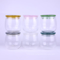 borosilicate glass jar jam round glass jar cork lid for kitchen